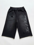 Black 3/4 "Fear of Failure" Shorts
