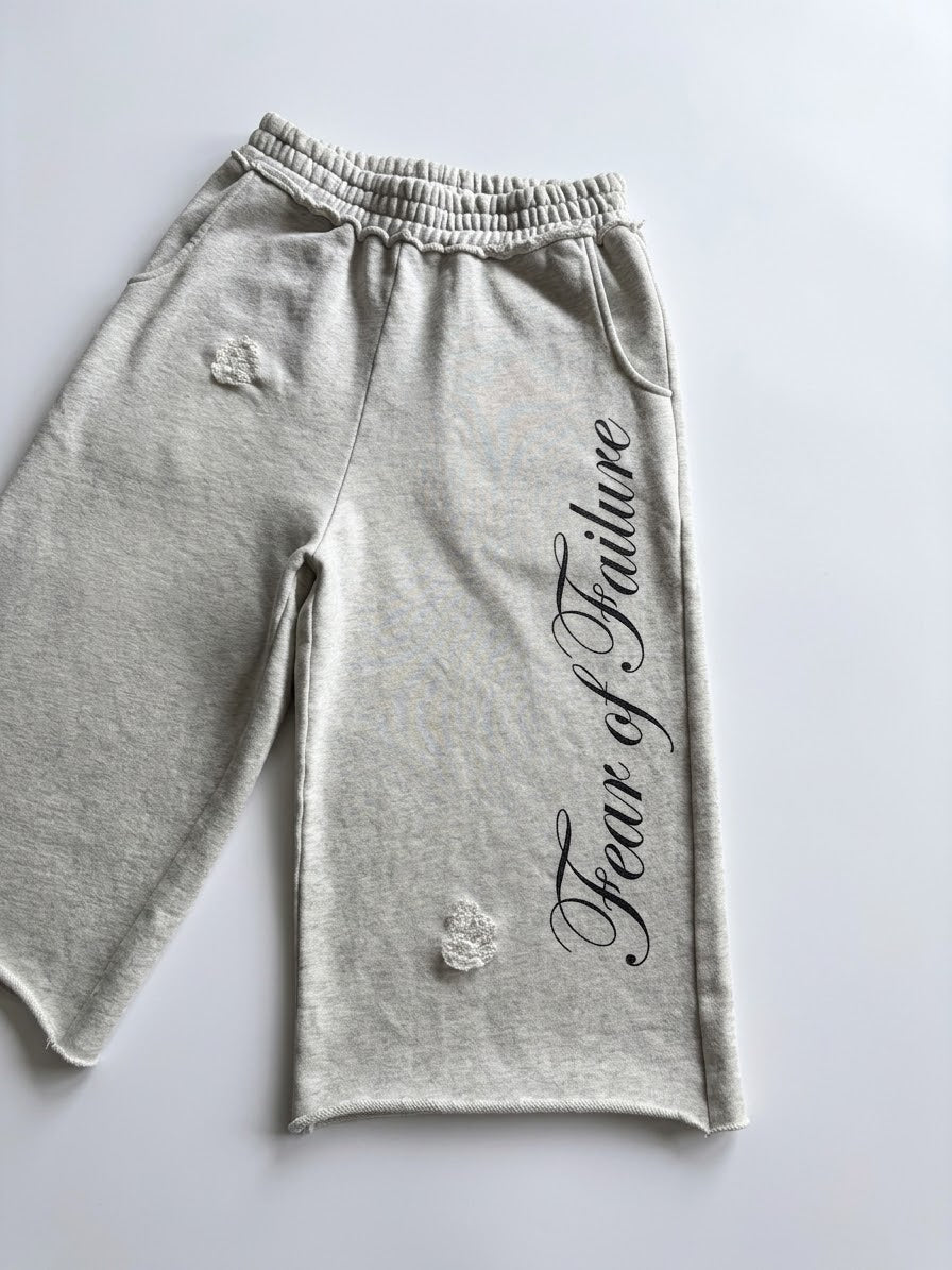 Heather Grey 3/4 "Fear of Failure" Shorts